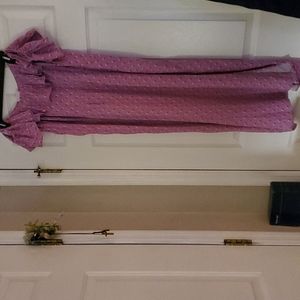 Ruffled off the shoulder dress, unworn